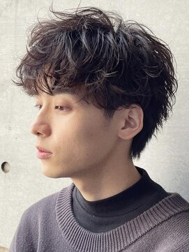 アントバイフィフス 秋田(unt by fifth) 秋田シャドウパーマツイストスパイラルパーマ波巻きパーマ30代