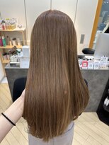 ユニ バイ マグ 長野店(Uni.by Mag)&nbsp;透明感抜群♪ダブルカラーブリーチミルクティーベージュ