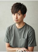 Tシャツとの相性抜群20代男性の束感ショート