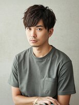ビーピージェイズ 宇城店(BPJ'S) Tシャツとの相性抜群20代男性の束感ショート