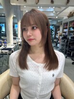 ロンドネートゥル 新潟(Lond naitre)&nbsp;新潟／万代　ミニウルフ／髪質改善／ピンクベージュ