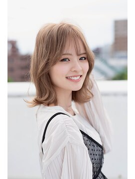 ネバーランド 平成店(NEVER LAND) 外ハネ/ピンクグレージュ/ベージュ