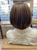 ボブスタイル×丸いフォルム