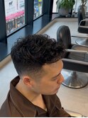 ショートハーパー ハードパーマ
