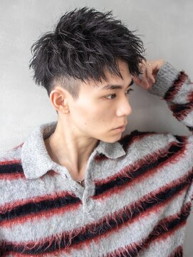 エイトメン 池袋店(EIGHT MEN) メンズ/アップバングショート/パーマ/池袋駅