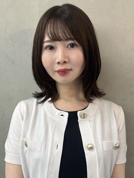 スミス 上野(smith) ミディアムレイヤーくびれヘア