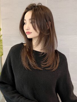 髪質改善 レイヤー　武蔵小杉　小顔　ハイライト