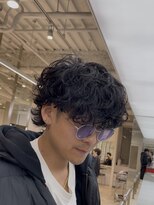 フィフスパーク(fifth PARK) 渋谷シャドウパーマ波巻きスパイラル束感fifth色気メンズカット