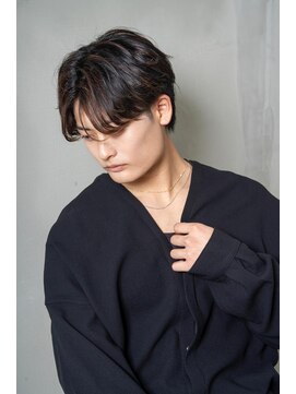 メンズ ソース 梅田(MEN'S SOURCE) ナチュラルセンターパート/メンズ