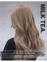 グリット ヘアープラス(grit.HAIR|+)&nbsp;【grit.】ミルクティーベージュ