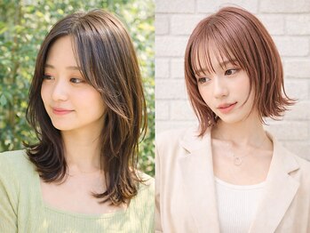 ラルジュヘアイコール(Large hair equal =)の写真/人気のアディクシーカラー・イルミナカラーで透明感あふれるあなたにピッタリなスタイルをご提案します♪