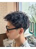 メンズカット＋ピンパーマ【アクティブショート/スパイキーショート】