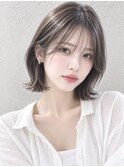 大人ボブ＆ハイライト