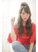 めがね＊お団子ラフウェーブ