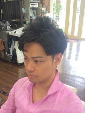 ヘアースタジオ ショージ ミディアムツーブロック