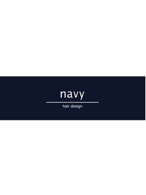 ネイビーヘアデザイン(navy hair design)