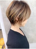 小顔☆ひし形シルエット×センシュアルショート