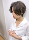 大人可愛いハンサムショート小顔ローライト【小田急線梅ヶ丘】