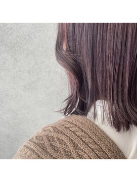 ヘアサロンM 新宿 ピンクバイオレット