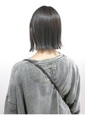 髪質改善ストレート外ハネボブ