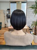 2月　大人っぽいグラデーションショートボブ