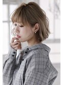 前髪なしショート/20代30代40代/小顔ニュアンスパーマ/西新井86