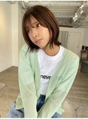 切りっぱなしボブ