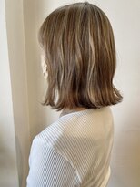 ピノリコ Hair&make pinorico&nbsp;明るめが好き！たくさんハイライトを重ねてホワイトベージュに♪