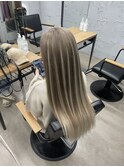 アッシュベージュローライト