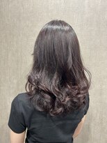 テラスヘア 新潟駅南(TERRACE hair)&nbsp;プレミアムイルミナカラー　ルビーレッド