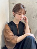 耳掛け簡単スタイリング/大人ショートボブ