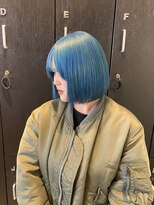 リトバイプティパ(Lit by petit-pas) ブリーチ2回☆ターコイズブルーカラー