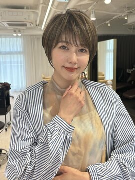 アンド ストーリーズ(&STORIES) ショートボブ髪型30代40代50代前髪あり前髪なし【橋本】