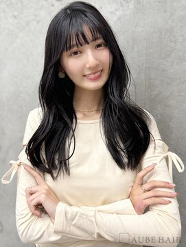 オーブ ヘアー イエル 泉中央店 仙台(AUBE HAIR iel) 20代・30代_垢抜け暗髪ヨシンモリヘア