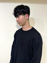 外国人風　刈り上げ高めスタイル