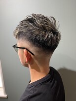 スタンドバーバー 柏(STAND BARBER)&nbsp;カルマパーマ/ベリーショート/ダークアッシュ/ニュアンスパーマ