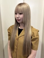 ロア 福岡天神本店(LORE)&nbsp;ダブルカラーベージュカラーケアブリーチカラーハイトーンカラー