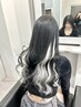 《インナー高明度ブリーチリタッチ》ハイトーンブリーチリタッチ＋カラー