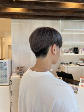 プラス ファースト ヘア(Plus 1st) メンズグレーカラー