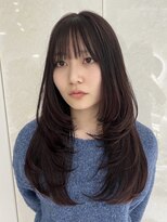 ハバナ 立川(HAVANA)&nbsp;韓国風レイヤーカット髪質改善ダブルカラーミルクティーベージュ