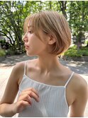 黒髪ボブルフネビージュ小顔ワンレンスペインカール大宮