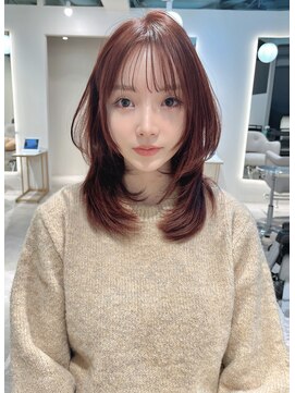マインバイアフロートギンザ(MYNE by AFLOAT GINZA) ◎レイヤーカット/ひし形シルエット顔まわりカット/ワンカール