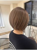 【宇根底知穂】40代50代白髪ぼかしカラー
