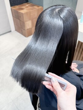 ロンド ロワール 門前仲町(Lond Loire) ボブショートボブ縮毛矯正ベージュグレージュ門前仲町