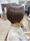 お手入れ簡単丸みショート！