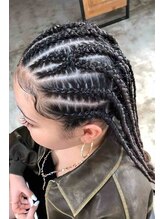 アンアンアヴェダ 沖縄ライカム店(anan aveda) コーンロウ×ブレイズ（町田限定メニュー）