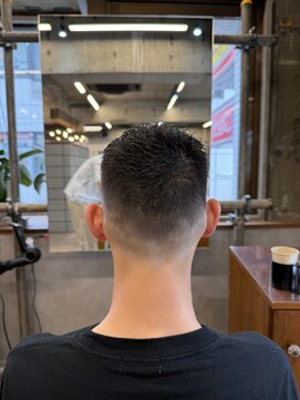 タメ(tame-) サーフカール/フェザーパーマ/ブルーブラック【都賀/メンズ】