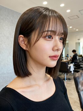 ヘアーメイクミキ 上野本店(hair make MIKI) シースルーサイドバング