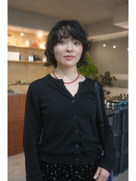 ジュール(JOULE'S) 黒髪ボブパーマ/レイヤーパーマ/ボブウルフ/レイヤーカット/黒髪