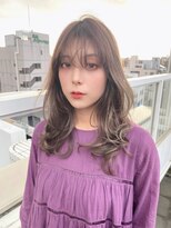 バイオレット 栄店(Violet) ミディアムヘアレイヤーシルキーベージュ